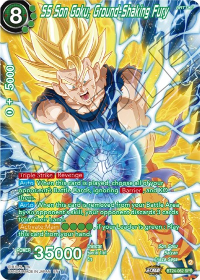 SS Son Goku, Ground-Shaking Fury (SPR) BT24-062