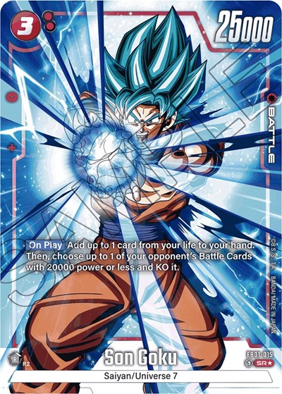 FB01-015 - Son Goku - FB01-015 (Alternate Art)