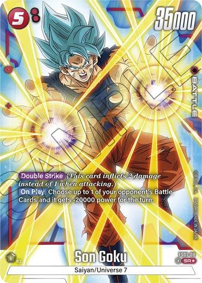 Son Goku FS01 08 Bonus Pack Alternate Art - FS01-08