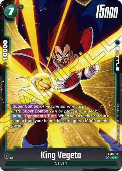 King Vegeta (Bonus Pack Alternate Art) FS03-12