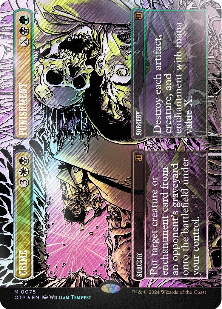 Image for Crime // Punishment (Textured Foil) (75) (Outlaws of Thunder Junction: Breaking News) - Magic: The Gathering