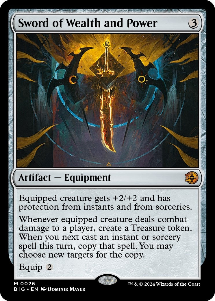 Image for Sword of Wealth and Power (26) (Outlaws of Thunder Junction: The Big Score) (BIG) - Magic: The Gathering