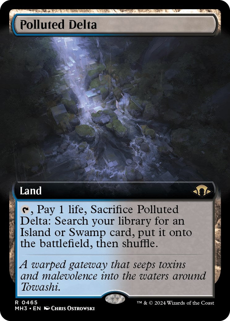 Image for Polluted Delta (Extended Art) (465) (Modern Horizons 3) - Magic: The Gathering