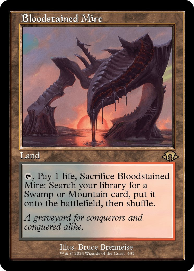 Image for Bloodstained Mire (Retro Frame) (435) (Modern Horizons 3) - Magic: The Gathering