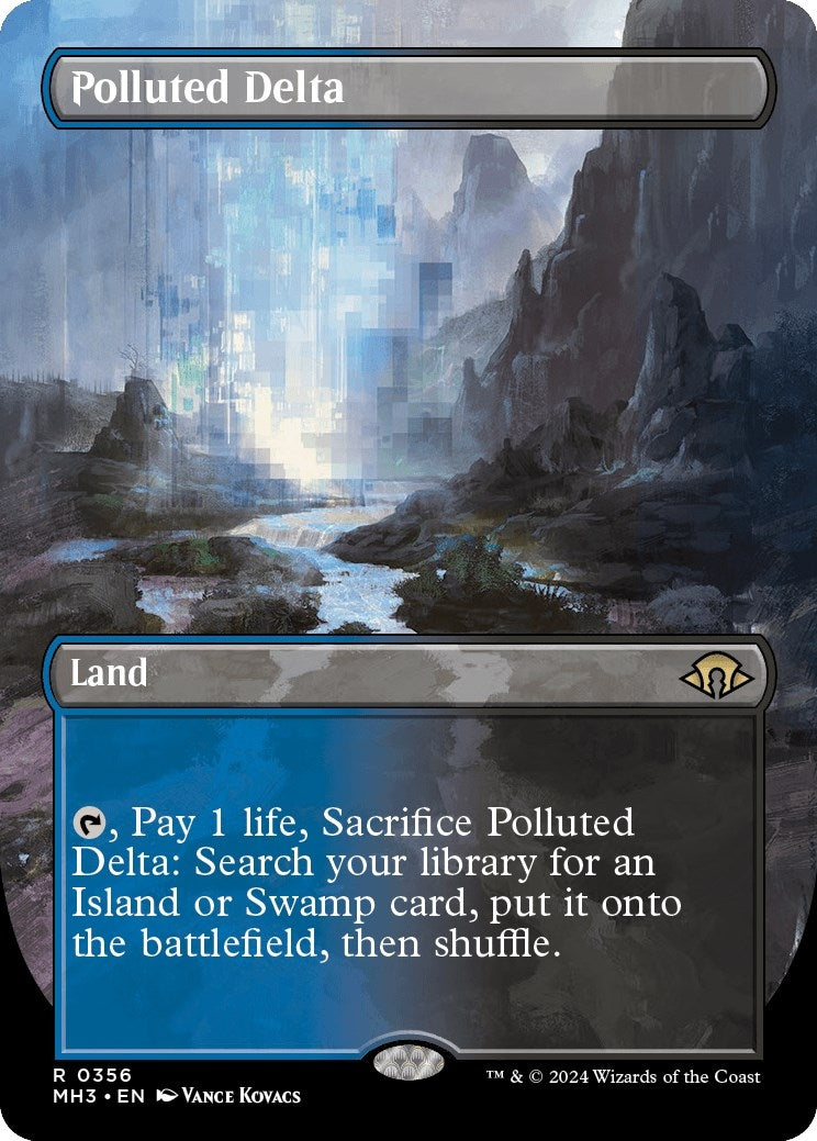 Image for Polluted Delta (Borderless) (356) (Modern Horizons 3) - Magic: The Gathering