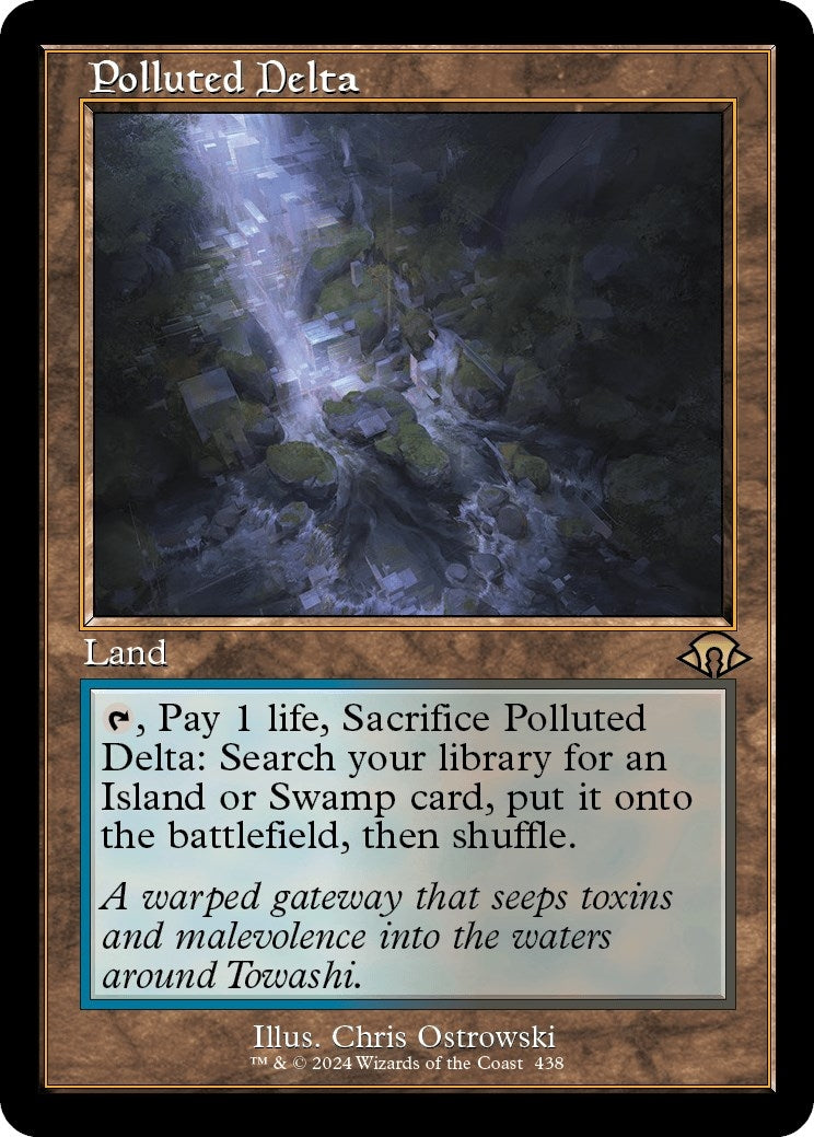 Image for Polluted Delta (Retro Frame) (438) (Modern Horizons 3) - Magic: The Gathering