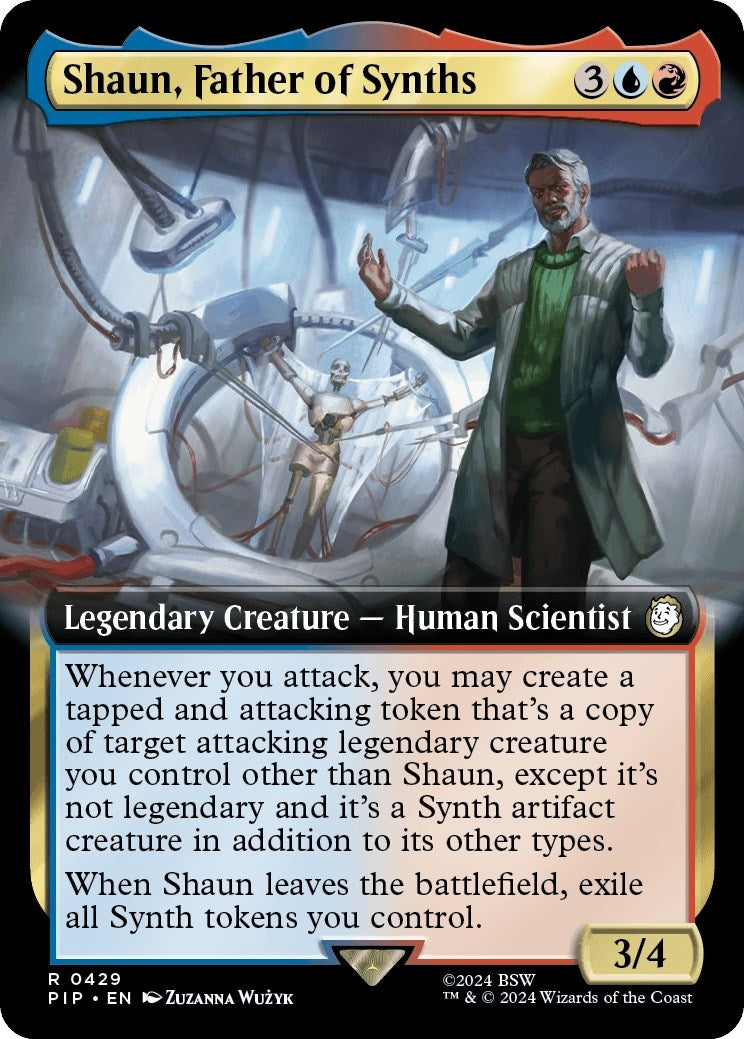 Image for Shaun, Father of Synths (Extended Art) (429) (PIP) - Magic: The Gathering