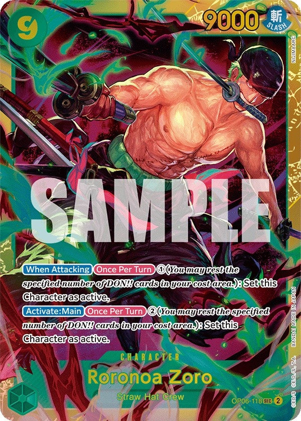 Roronoa Zoro (OP06-118) (Wings of the Captain)