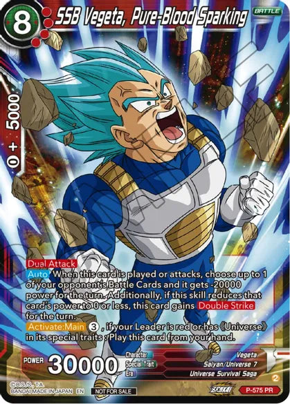 SSB Vegeta, Pure-Blood Sparking - P-575