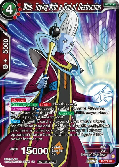 Whis, Toying With a God of Destruction - P-574