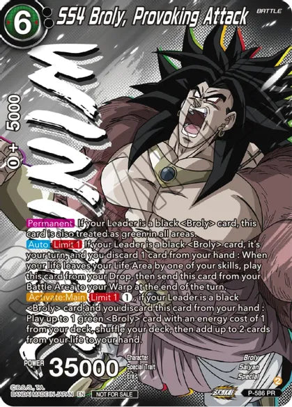 SS4 Broly, Provoking Attack - P-586 (WINNER)