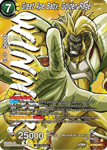 Great Ape Baby, Golden Rage  - P-583 (WINNER)