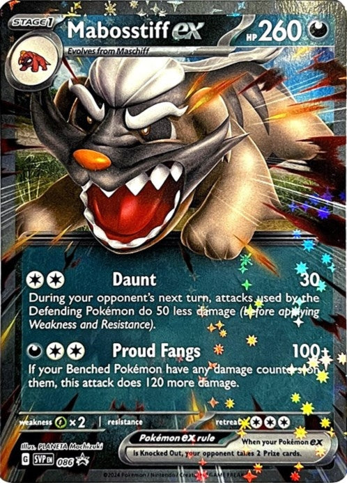 Mabosstiff ex - 086 (086) (SV: Scarlet & Violet Promo Cards)