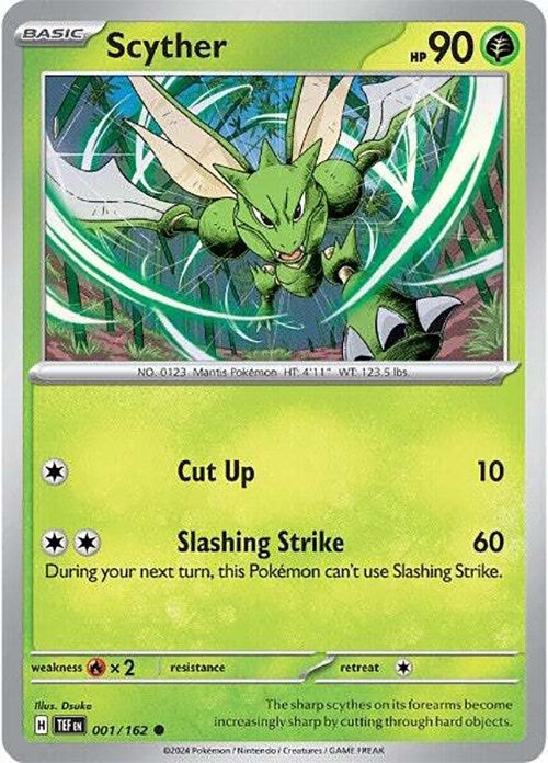 Image for Scyther (001/162) (SV05: Temporal Forces) (TEF) - Pokemon