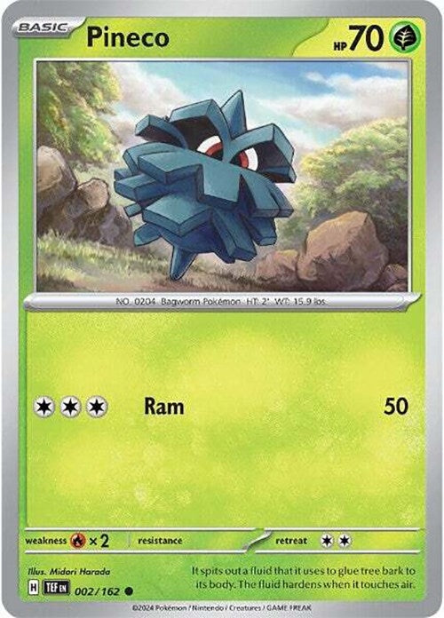 Image for Pineco (002/162) (SV05: Temporal Forces) (TEF) - Pokemon