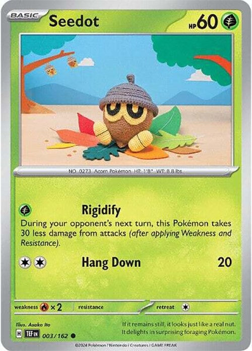 Image for Seedot (003/162) (SV05: Temporal Forces) (TEF) - Pokemon