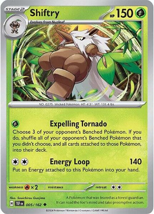 Image for Shiftry (005/162) (SV05: Temporal Forces) (TEF) - Pokemon