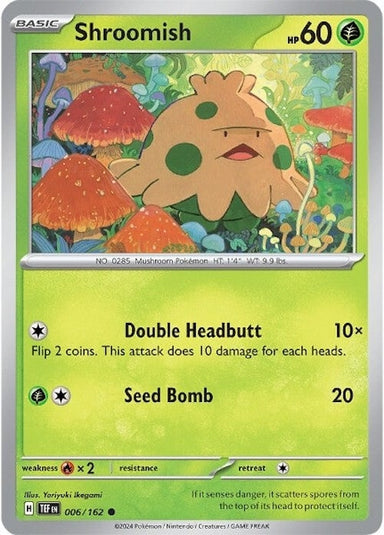 Image for Shroomish (006/162) (SV05: Temporal Forces) (TEF) - Pokemon