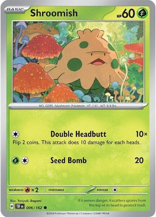 Image for Shroomish (006/162) (SV05: Temporal Forces) (TEF) - Pokemon