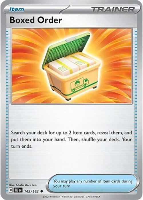 Image for Boxed Order (143/162) (SV05: Temporal Forces) (TEF) - Pokemon