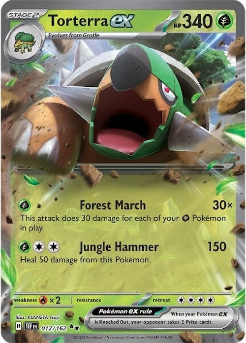 Image for Torterra ex (012/162) (SV05: Temporal Forces) (TEF) - Pokemon