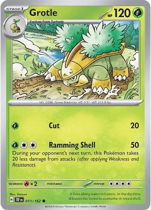 Image for Grotle (011/162) (SV05: Temporal Forces) (TEF) - Pokemon