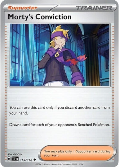 Image for Morty's Conviction (155/162) (SV05: Temporal Forces) (TEF) - Pokemon
