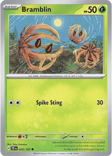 Image for Bramblin (020/162) (SV05: Temporal Forces) (TEF) - Pokemon
