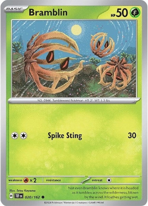 Image for Bramblin (020/162) (SV05: Temporal Forces) (TEF) - Pokemon