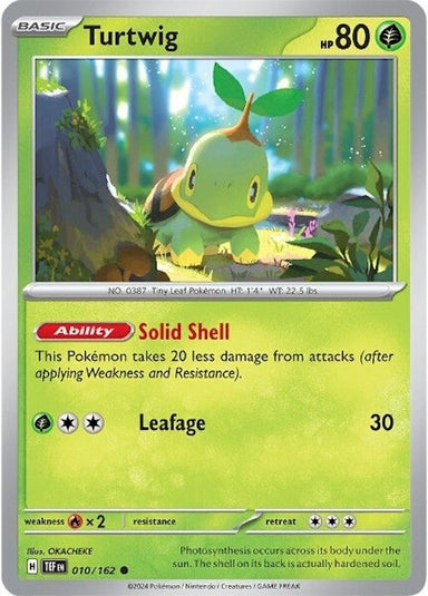 Image for Turtwig (010/162) (SV05: Temporal Forces) (TEF) - Pokemon