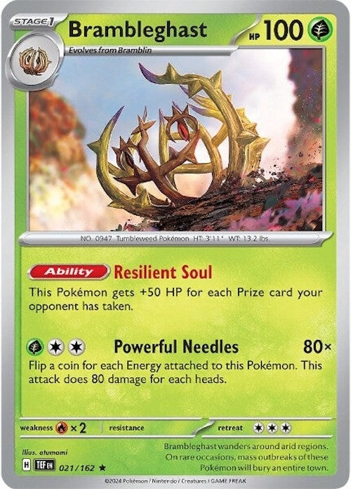 Image for Brambleghast (021/162) (SV05: Temporal Forces) (TEF) - Pokemon