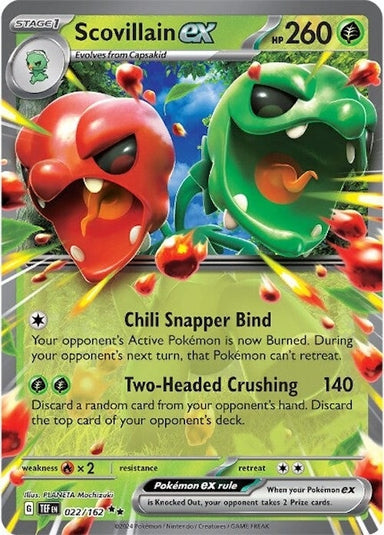 Image for Scovillain ex (022/162) (SV05: Temporal Forces) (TEF) - Pokemon