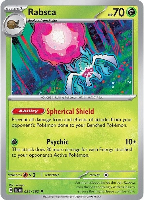 Image for Rabsca (024/162) (SV05: Temporal Forces) (TEF) - Pokemon