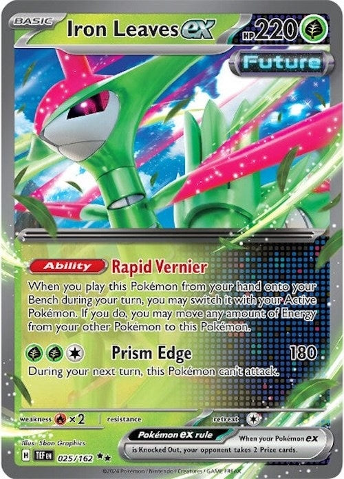 Image for Iron Leaves ex (025/162) (SV05: Temporal Forces) (TEF) - Pokemon