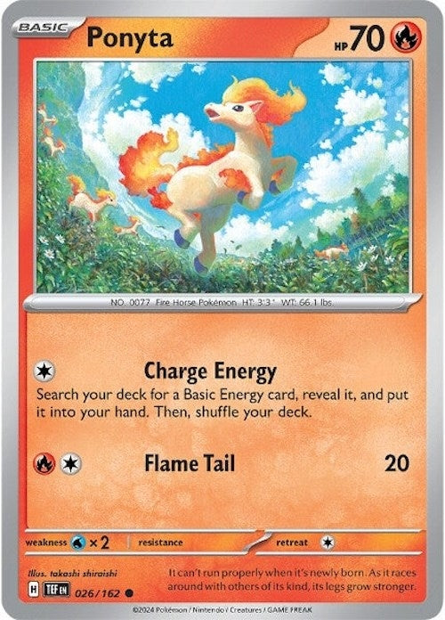 Image for Ponyta (026/162) (SV05: Temporal Forces) (TEF) - Pokemon