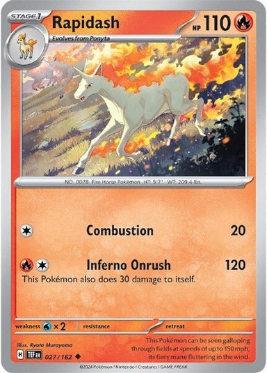 Image for Rapidash (027/162) (SV05: Temporal Forces) (TEF) - Pokemon