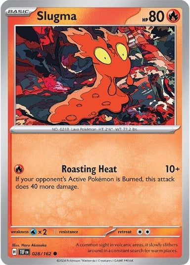 Image for Slugma (028/162) (SV05: Temporal Forces) (TEF) - Pokemon