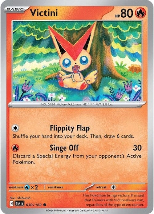 Image for Victini (030/162) (SV05: Temporal Forces) (TEF) - Pokemon