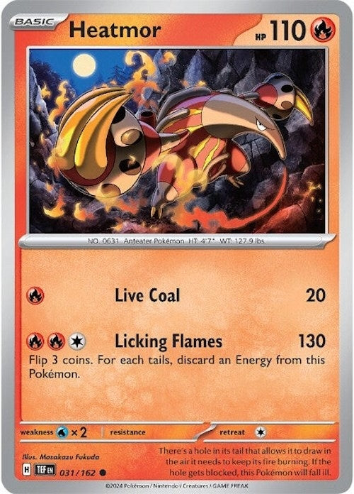 Image for Heatmor (031/162) (SV05: Temporal Forces) (TEF) - Pokemon