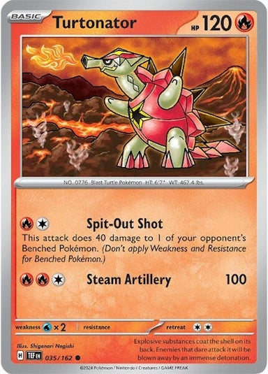 Image for Turtonator (035/162) (SV05: Temporal Forces) (TEF) - Pokemon