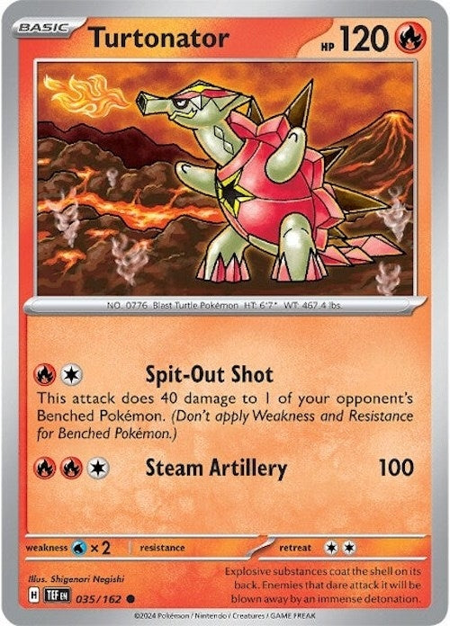 Image for Turtonator (035/162) (SV05: Temporal Forces) (TEF) - Pokemon