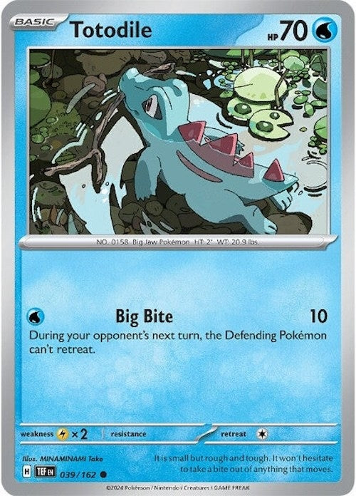 Image for Totodile (039/162) (SV05: Temporal Forces) (TEF) - Pokemon
