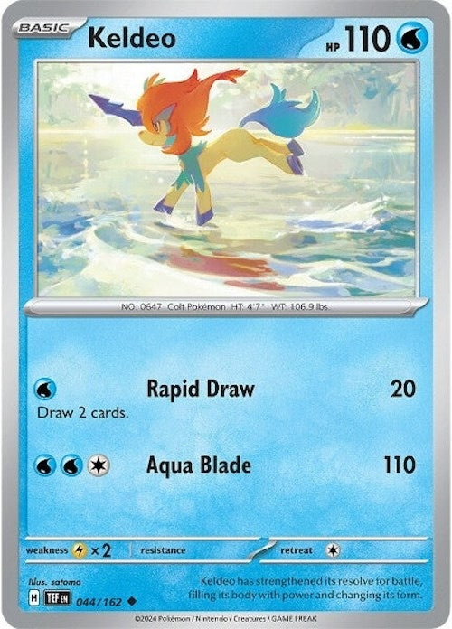 Image for Keldeo (044/162) (SV05: Temporal Forces) (TEF) - Pokemon