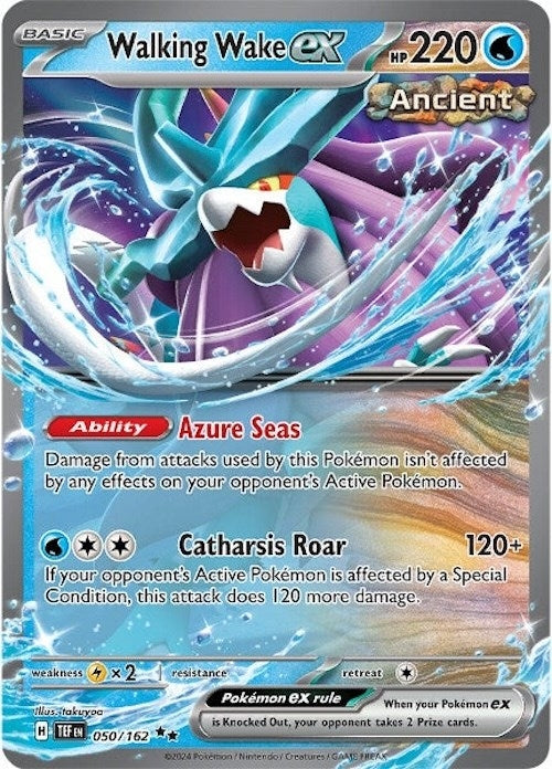 Image for Walking Wake ex (050/162) (SV05: Temporal Forces) (TEF) - Pokemon