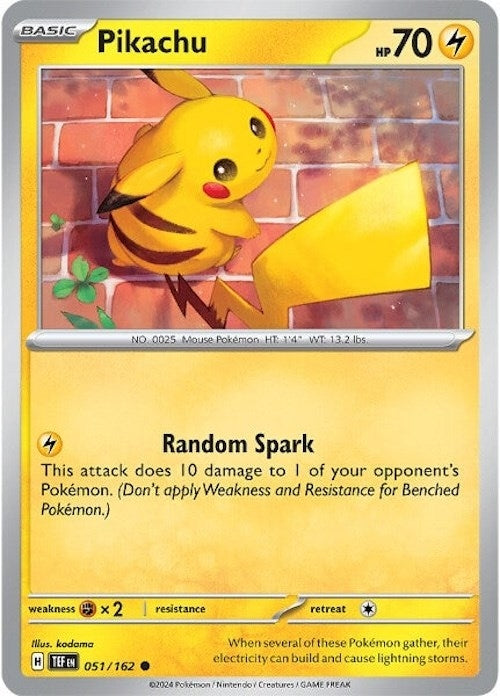 Image for Pikachu (051/162) (SV05: Temporal Forces) (TEF) - Pokemon