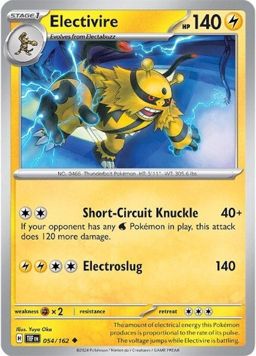 Image for Electivire (054/162) (SV05: Temporal Forces) (TEF) - Pokemon