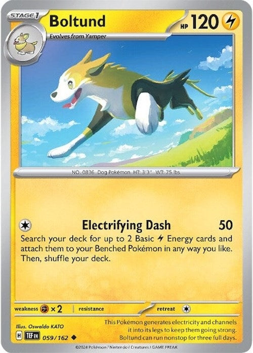 Image for Boltund (059/162) (SV05: Temporal Forces) (TEF) - Pokemon