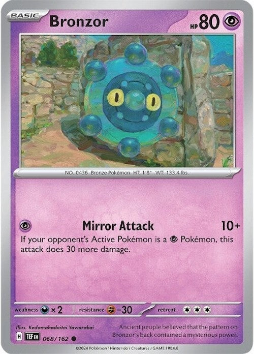 Image for Bronzor (068/162) (SV05: Temporal Forces) (TEF) - Pokemon