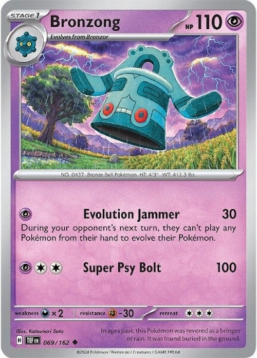 Image for Bronzong (069/162) (SV05: Temporal Forces) (TEF) - Pokemon