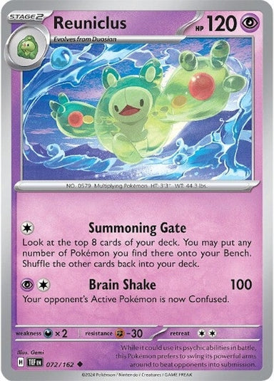 Image for Reuniclus (072/162) (SV05: Temporal Forces) (TEF) - Pokemon